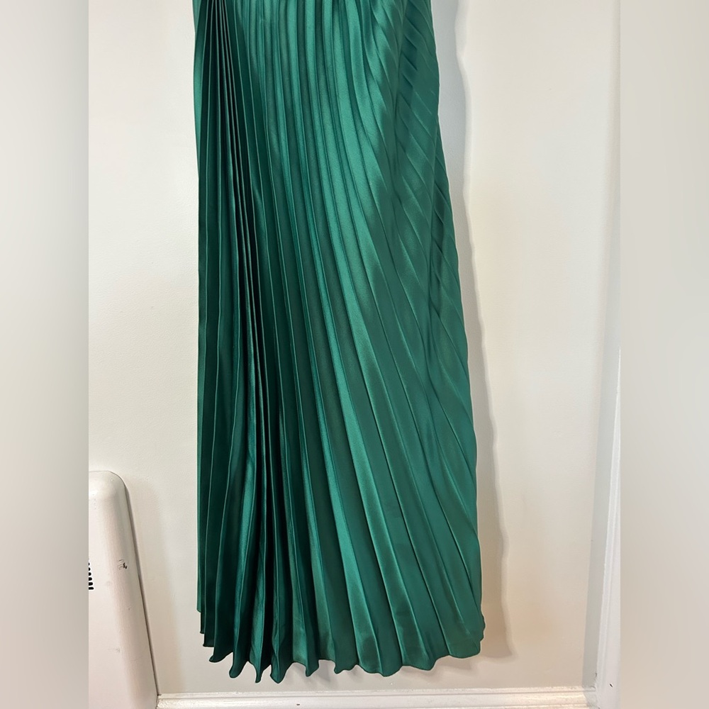 Abercrombie & Fitch One Shoulder Green Dress - Picture 4 of 8